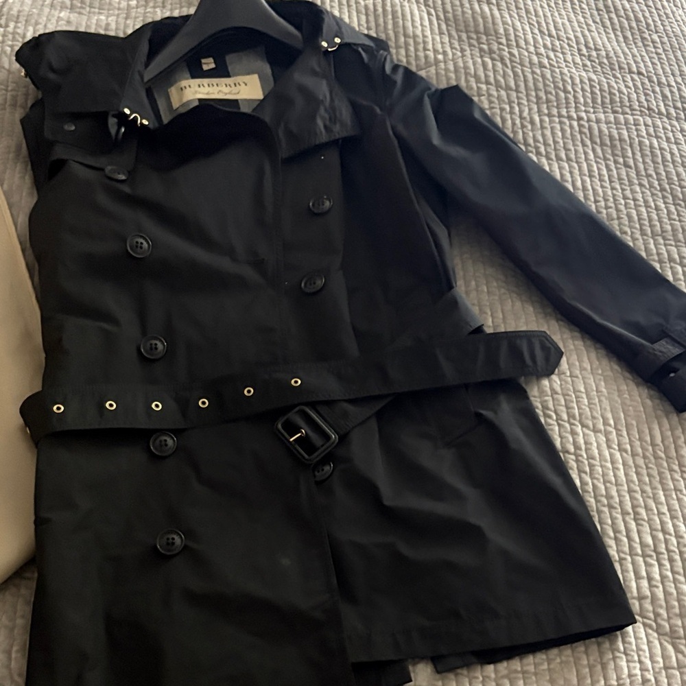 Burberry Classic Black Trench Coat